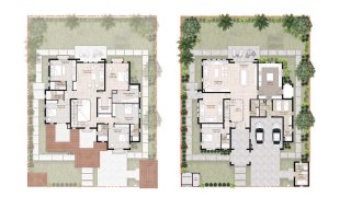 Планировка виллы 6 спален в ЖК CORDOBA BLOOM LIVING № 11007